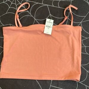 XS EXPRESS peachy-pink Body contour cami NWT